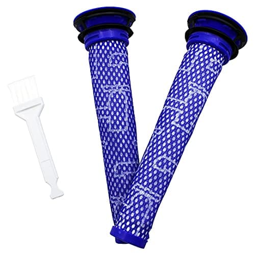 Image of KENSHIRE Vacuum V6 filters compatible for Dyson DC58, DC59, V6, V7, V8 pre filters 965661-01 Replacement Parts 2 Pack