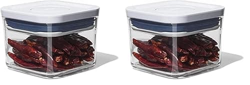 Image of OXO Good Grips POP Container - Small Square Mini 378 ml,White (Pack of 2)