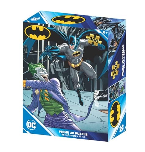 Image of PRIME 3D | DC Comics - Batman vs. Joker | 3D Lenticular Jigsaw Puzzle | 46cm x 31cm - 300 pcs | Games & Puzzles | Ages 6+