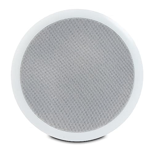 Image of Power Dynamics CSPB5 5" Ceiling Speaker 100V Line - White | Flush-Mount Commercial In-Ceiling Speaker with Spring Clips, 3W/6W Tappings, ABS Frame, for Offices, Restaurants, and PA Systems