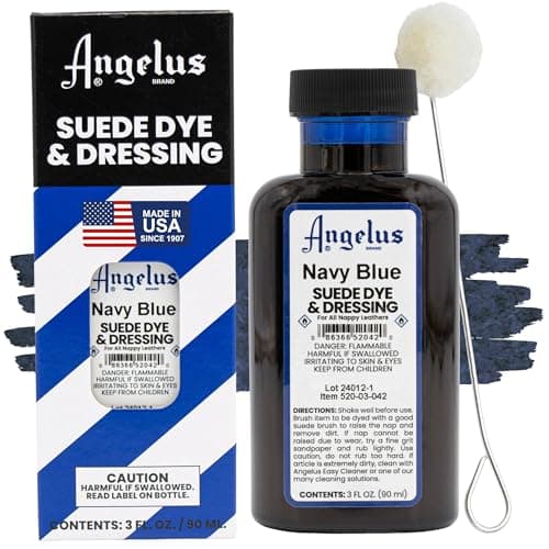 Image of Angelus Suede Dye Navy Blue