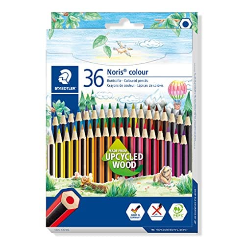 Image of STAEDTLER 185 CD36 Noris Colour Pencil - 36 Assorted Colours (Pack of 36 Pencils)