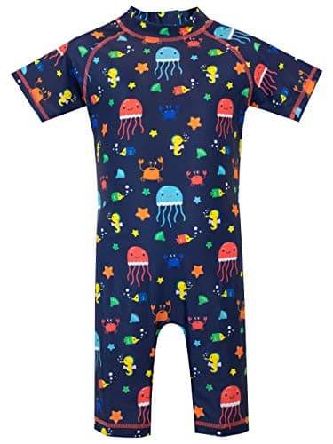 Image of Harry Bear Boys Surfsuit Sea Life Blue 4-5 Years