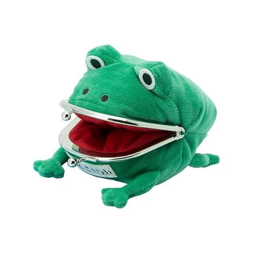 Image of ABYstyle Naruto Shippuden Gama-chan Frog Coin Purse Pouch Metal Clasp Soft Material Anime Manga Accessories Merch Gift
