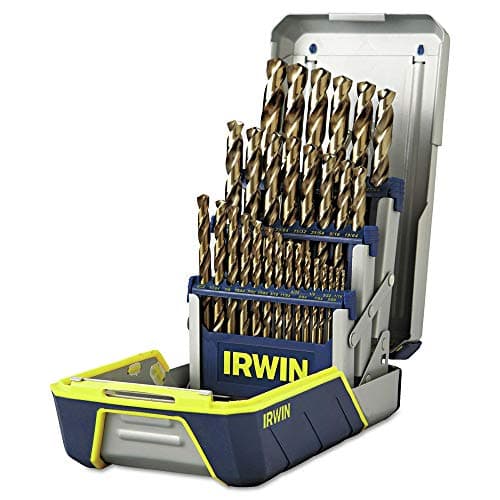 Image of IRWIN Drill Bit Set, M35 Cobalt Alloy Steel Steel, 29-Piece (3018002)