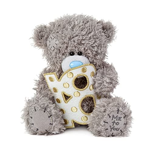 Image of Me to You Tatty Teddy 18th Lightbox Effect Bear - Official Collection, Grey
