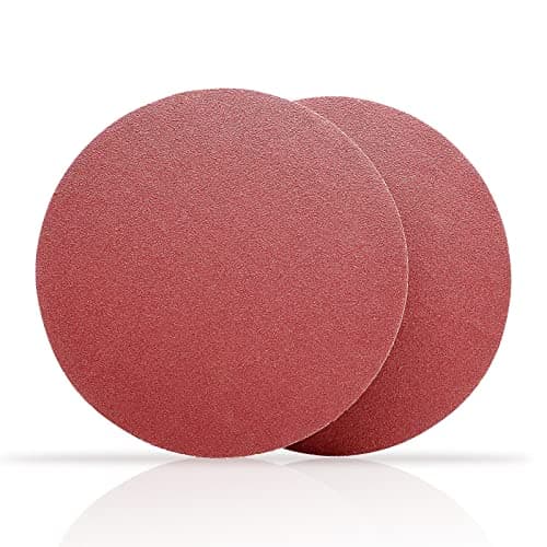 Image of FEIHU 200 mm Sanding Discs,8 Inch Hook and Loop Discs,Grit 5XP60/100/120/180/240/320, 8 inch sandpaper for velcro disc sanders Pack of 30