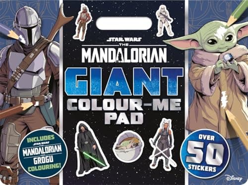 Image of Star Wars The Mandalorian: Giant Colour-Me Pad