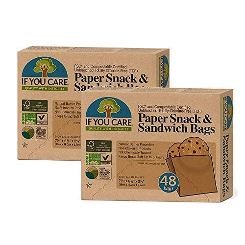 Image of If You Care | Paper Sandwich Bags | 2 X 48 Bags