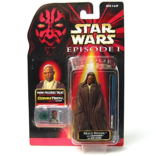 Image of Star Wars Episode 1 Mace Windu Action Figure