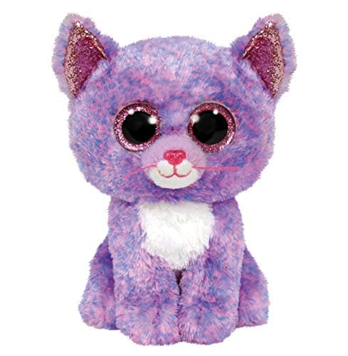 Image of TY 2007529 Cassidy Cat Beanie Boo Medium Plush Animal, Multicolor