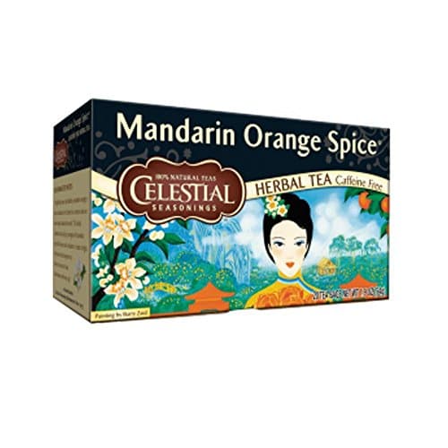 Image of Pack of 1 x Celestial Seasonings Herbal Tea - Mandarin Orange Spice - 20 Bags