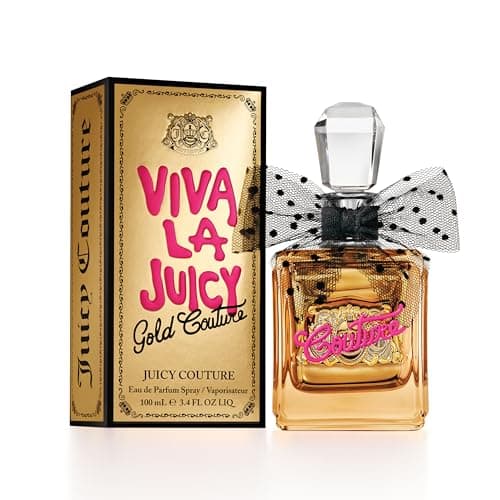 Image of Juicy Couture Viva La Juicy Gold Couture Eau de Parfum (100 ml) Fruity & Warm Scent, Luxury Fragrance for Women