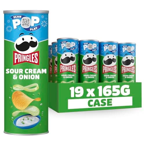 Image of Pringles Sour Cream & Onion Sharing Crisps 19x165g