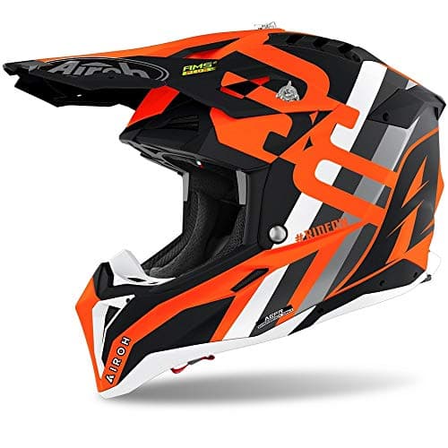 Image of Airoh Helmet Aviator 3 Rainbow Orange Matt S