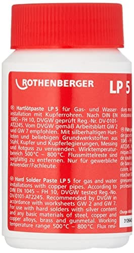 Image of Rothenberger 40500 "LP 5" Hard Solder Paste, Orange, 160 g