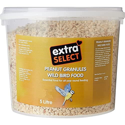 Image of Extra Select Peanut Granules Wild Bird Food Treat Tub, 5 Litre