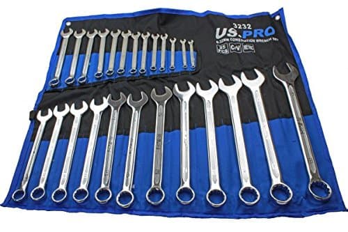 Image of US PRO 25pc Metric Combination Spanner Wrench Set 6-32mm 3232