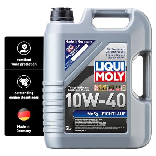 Image of Liqui Moly Mos2 Leichtlauf 10W-40 5L Engine Oil