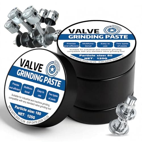 Image of Allisway Grinding Paste, Valve Grinding Paste, Includes Coarse Polishing Paste & Fine Polishing Paste, for Automobiles, Motorcycles, and Construction Machinery Valve Repair, Valve Lapping Tool, 300g