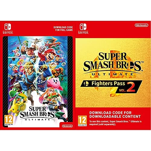 Image of Super Smash Bros. Ultimate | Switch - Download Code & Super Smash Bros. Ultimate: Fighters Pass Vol. 2 | Nintendo Switch - Download Code