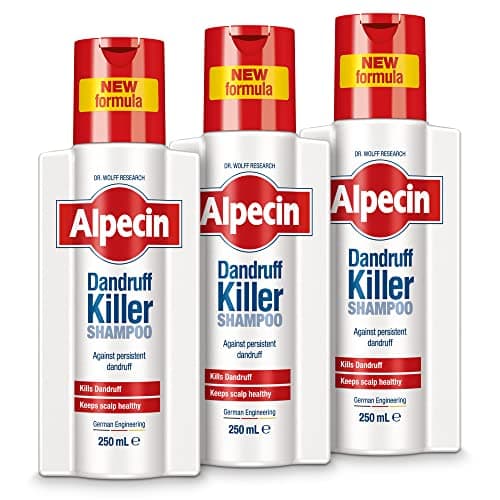 Image of Alpecin Dandruff Killer Shampoo 3x 250ml | Effectively Removes and Prevents Dandruff | Hair Care for Men Made in Germany