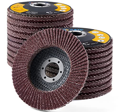 Image of SATC Flap Discs 115mm 20 Pack Grinding Discs 40 Grit for Angle Grinder to Sanding Grinding Metal Wood