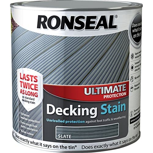 Image of Ronseal Ultimate Protection Decking Stain Slate 2.5 Litre