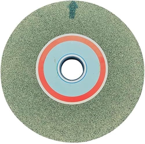 Image of Green Silicon Carbide Bench Grinding Wheel - 200mm x 32mm x 20mm for Metal and Glass Sharpening(60 Grit)