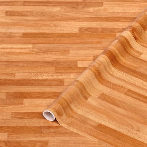 Image of d-c-fix vinyl wrap Butcher block wood effect 67,5 cm x 2 m - sticky back plastic roll for furniture, kitchen & cupboards - contact paper sticker self adhesive film
