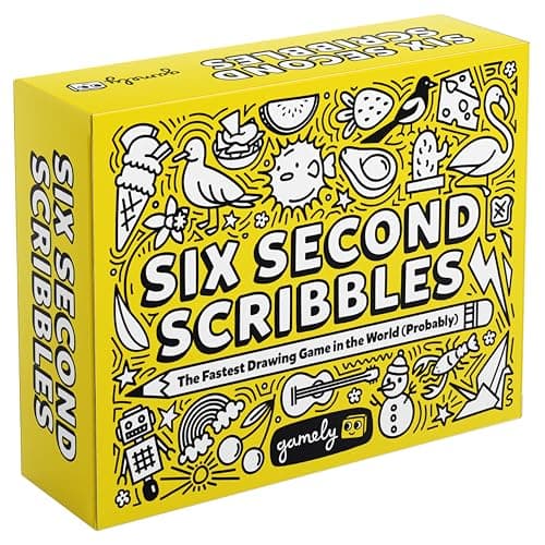 Image of Six Second Scribbles: The frantically fast and fantastically fun drawing game | A family friendly party game for children, teens and adults (Six Second Scribbles)