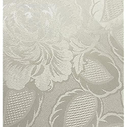 Image of Emma Barclay Damask Rose - Jacquard Table Cloth in Cream - 60x84 (152x213cm)