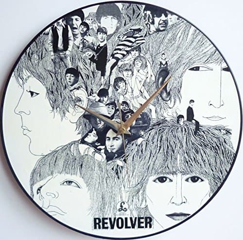 Image of The Beatles - Revolver Album Art- 12" LP Vinyl Record Handmade Wall Clock