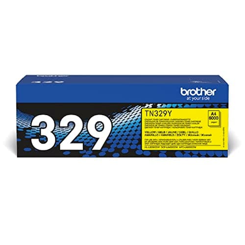 Image of Brother TN329Y - Yellow - original - toner cartridge - for Brother DCP-L8450CDW, HL-L8350CDW, HL-L8350CDWT, MFC-L8850CDW