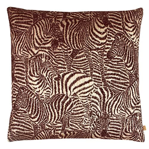 Image of Kai Hector Feather Filled Cushion, Viscose, Polyester, Cotton, Earth