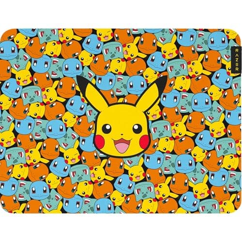 Image of Razer Gigantus V2 Pokémon Edition - Soft gaming mouse mat for speed and control - Textured micro-weave surface - Thick rubber foam - Anti-slip base - 360 x 275 x 3mm | Pokémon Kanto