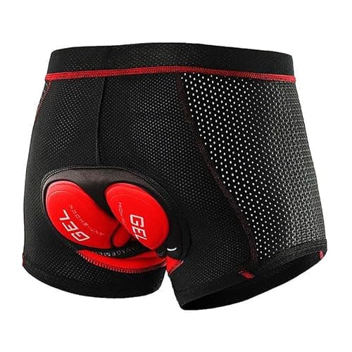 Image of Towintec Mens Cycling Underwear Shorts 5D Gel Padded Bike Bicycle MTB Liner Undershorts Breathable Shockproof Quick-Drying Motorcycle Underpants