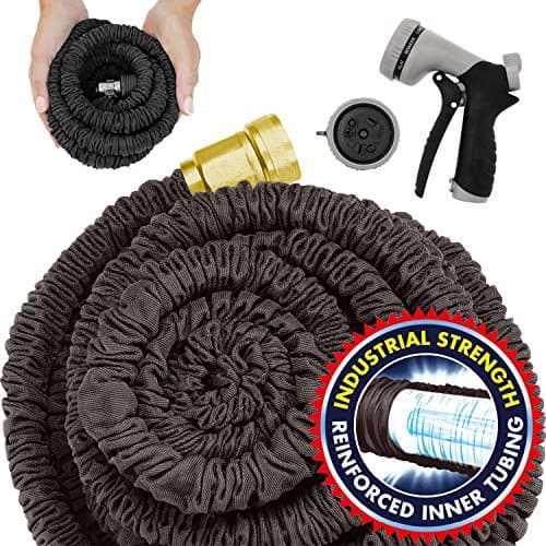 Image of Taylor & Brown 50FT Expanding Garden Water Hose Pipe with 7 Function Spray Gun Expandable Flexible Magic Hose Anti-Leakage Lightweight Easy Storage Green