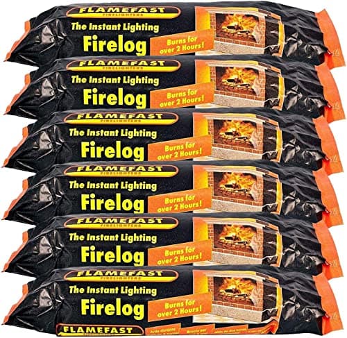 Image of MDL Instant Light Smokeless Fire Logs - Case of 12 Logs