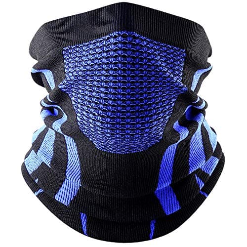 Image of WTACTFUL Winter Neck Gaiter Neck Warmer Half Face Ski Mask Cover Shield for Cold Weather Windproof Tube Bandana Balaclava for Running Skiing Hunting Snowboarding Cycling Motorcycle Riding Blue