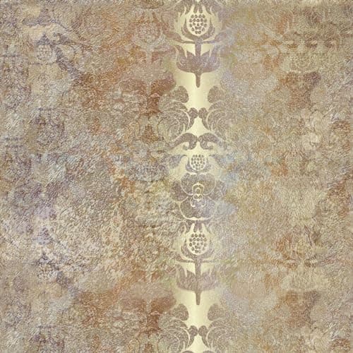 Image of Auspicium Vintage Peel and Stick Wallpaper, Gold Damask,Self-Adhesive Removable Wallpaper Contact Paper for Decorative Bedroom Bathroom House Wall (17.3 x 118 inches)