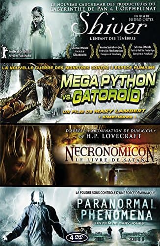 Image of Coffret Fantastique : Shiver : l'enfant Mega Python vs. Gatoroid + Necronomicon : Le Livre des ténèbres + Paranormal Phenomena