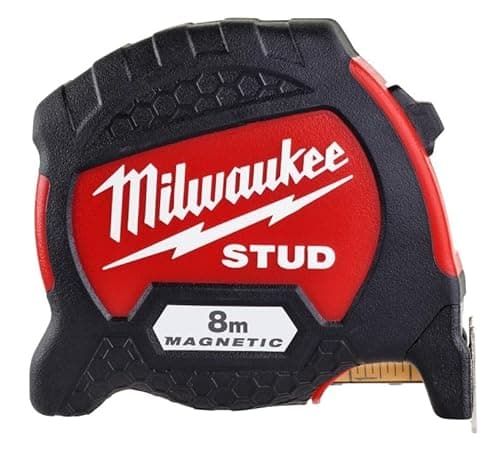 Image of Milwaukee Stud II Magnetic Tape 8m (Width 33mm) (Metric Only), multi-coloured, MHT932471627