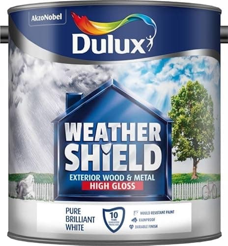 Image of Dulux Weathershield Exterior Gloss 2.5L Pure Brilliant White