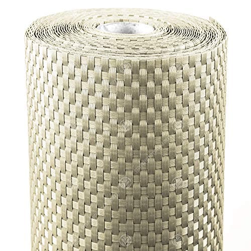 Image of GardenersDream Rattan Fence Screening - Heavy Duty Outdoor Fence Cover - Easy to Install Balcony Privacy Screen - Decorative Fences for Gardens, Borders, Patios, and Fences (Beige - 1m x 10m)