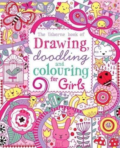 Image of Drawing, Doodling and Colouring: Girls (Usborne Drawing, Doodling and Colouring)