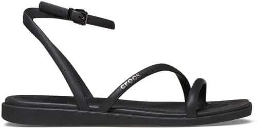 Image of Crocs Women, Miami Ankle Strap Sandal, Black, 4 UK Women