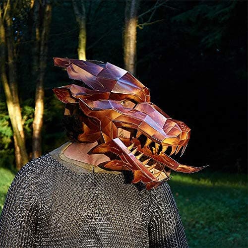 Image of Game of Thrones Mask - House Targaryen Dragon: 3D Mask & Wall Mount