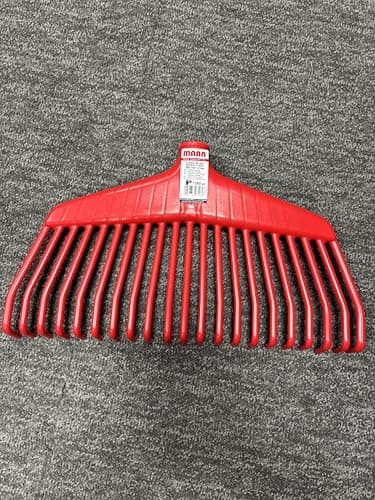 Image of Amtech - 380mm Plastic Leaf Rake Head, Lightweight and Durable, Ideal for Small Gardens, Borders and Pathways