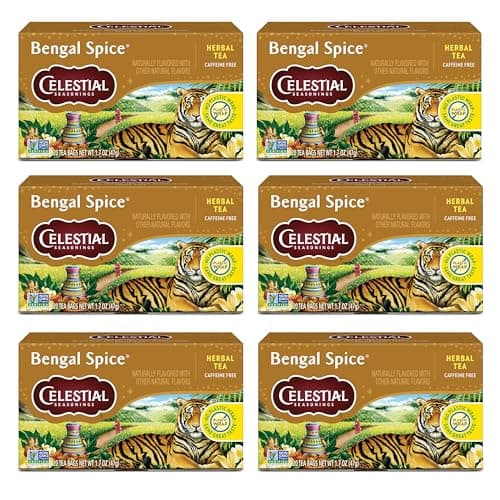 Image of Celestial Seasonings Bengal Spice Herbal Tea 20-Count (Pack of 6)